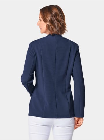 GOLDNER Blazer (Typ Indoorjacke) in blau