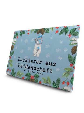 Mr. & Mrs. Panda Tee Adventskalender Lackierer Leidenschaft mit ... in Eisblau