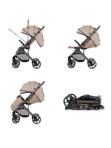 Chipolino Kinderwagen Omnia RU-Räder in braun