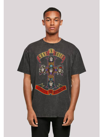 F4NT4STIC Oversize T-Shirt Guns 'n' Roses Appetite For Destruction in schwarz