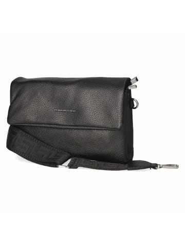 Fräulein Frida Schultertasche in schwarz