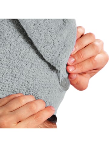 Erwin Müller Frottier Turban 3er-Pack in hellgrau