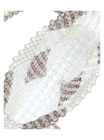 myMo at night Damen Handtasche in Wollweiss Mehrfarbig