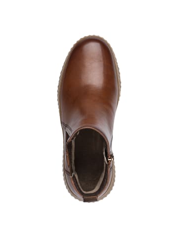 Tamaris WIDE FIT Chelsea Boot in COGNAC NAPPA