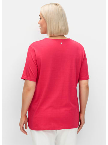 sheego T-Shirt in sorbet pink