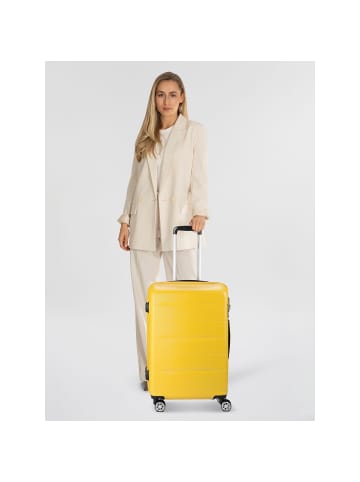 benzi 5583 4 Rollen Trolley 65 cm in gelb