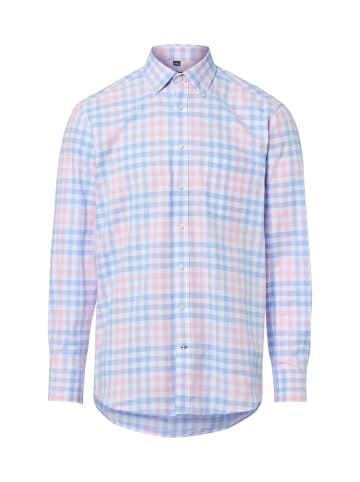 Nils Sundström Hemd in rosa hellblau - 0004