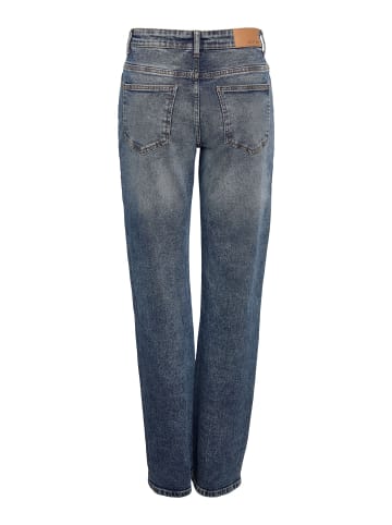 Noisy may Straight Fit Jeans in Dark Blue Denim
