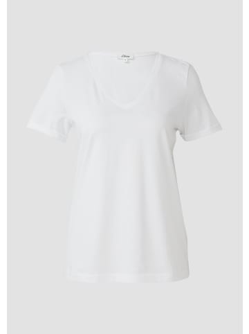 s.Oliver T-Shirt in 0100_weiß