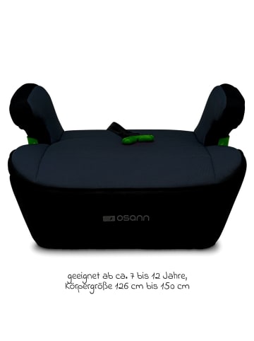 Osann Sitzerhöhung Junior Isofix Gurtfix i-Size ab 7 Jahre in schwarz,grau