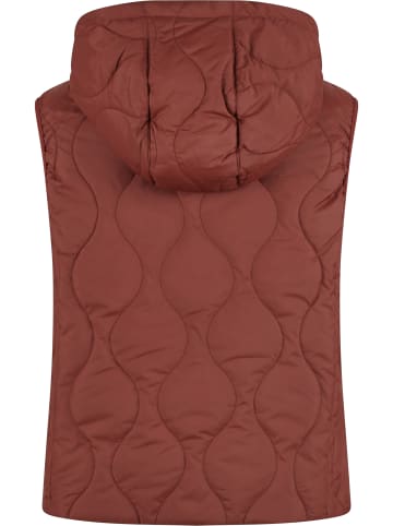 Urban Classics Urban Classics Ladies Super Light Puffer Vest in darkrust