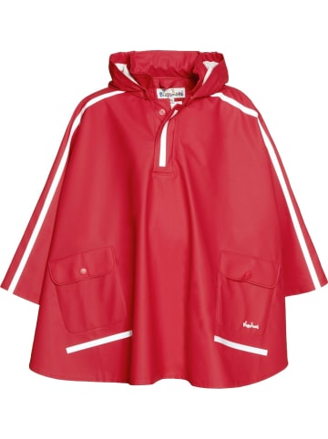 Playshoes Kinder Regenjacke "Regen-Cape langer Rücken" in Rot