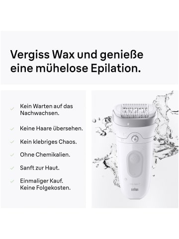 Braun Epilierer „Silk-épil 7 SE7-000“ in Grey/Silver