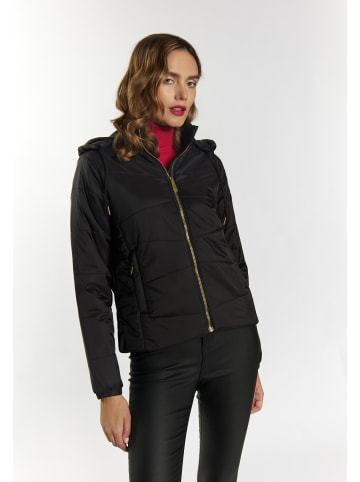 faina Damen Leichte Steppjacke in Schwarz