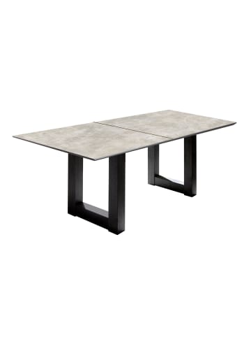 58 aufm Kessel ESSTISCH ausziehbar Eila 9 160x90x75 Esszimmertisch Schwarz/Keramik