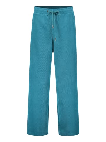 BETTY & CO Schlupfhose mit Bindegürtel in Ocean Depths
