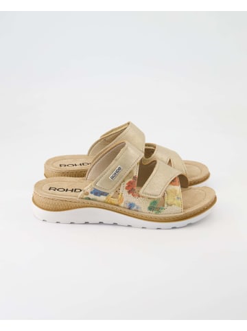 ROHDE Offene Hausschuhe in Beige