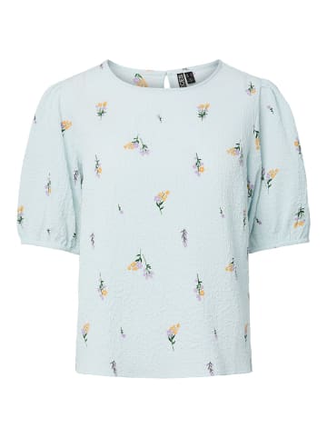 Pieces Bluse mit 2/4 Ärmeln in Cashmere Blue