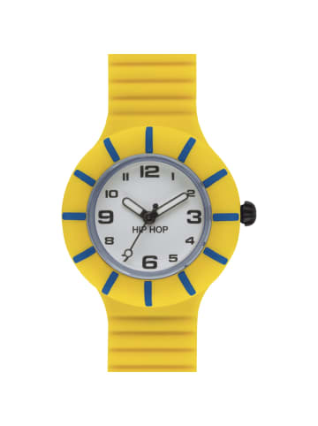 Hip Hop Analoguhr kids weiss