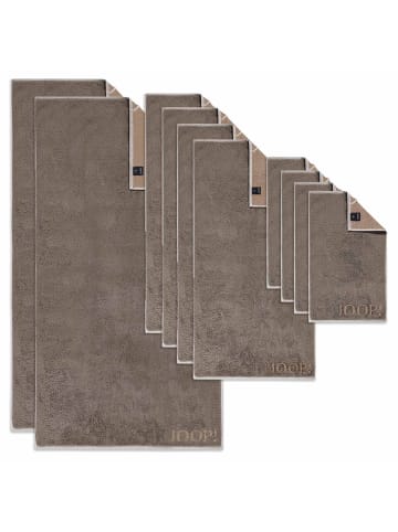 JOOP! Handtuch 10er Pack in Taupe
