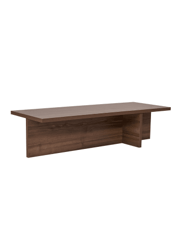 CALICOSY Couchtisch HARBOR in Nussbaum - (W)120  x (H)30  x (L)45 cm