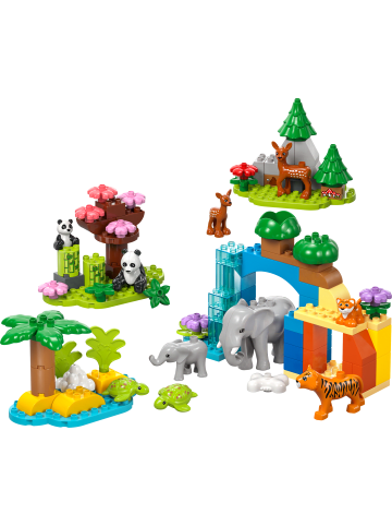 LEGO Wildtier-Familien 3-in-1-Set in Mehrfarbig ab 15 Monate