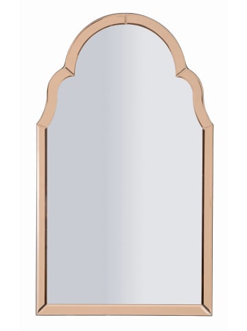 Mauro Ferretti Wandspiegel mit rosa Glasrahmen, 47 x 1 x 80 cm