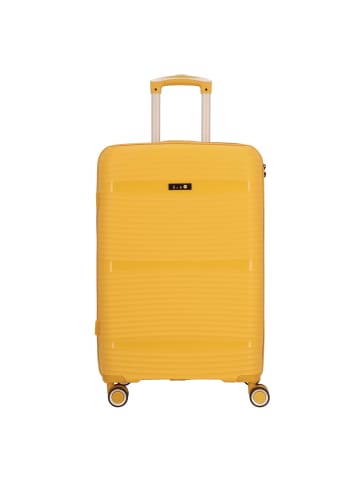 D&N Travel Line 4200 4 Rollen Trolley M 67 cm in yellow