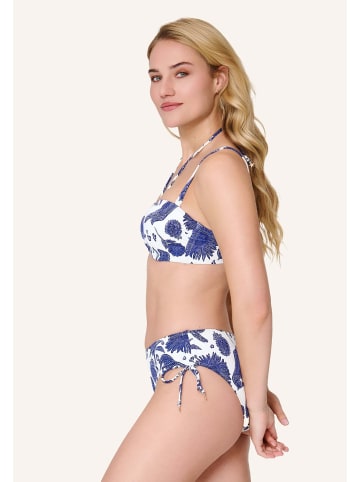 Linga Dore Bikini top Balconette in Blue white print