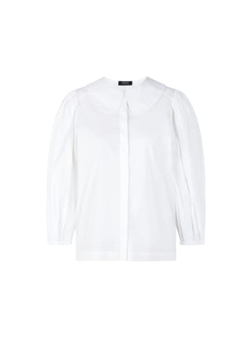 MARC CAIN COLLECTIONS Bluse mit Volumenärmeln in white