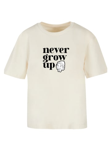 F4NT4STIC Tee Heroes of Childhood Pinocchio Never Grow Up in Whitesand