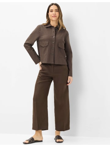 BRAX  Moderne Hose mit hohem Tragekomfort in Dark Brown