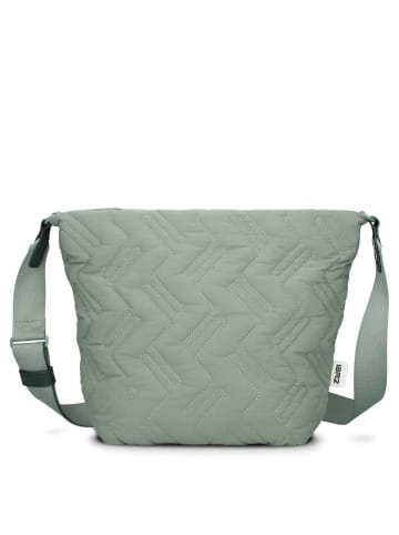 Zwei Cleo - Umhängetasche 35 cm (eucalyptus-new) in eucalyptus-new