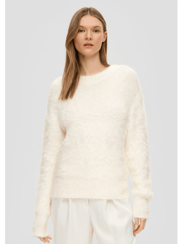 s.Oliver BLACK LABEL Strickpullover langarm in Creme