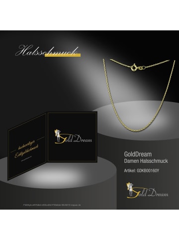 GoldDream Halskette Gold 333 Gelbgold - 8 Karat ca. 60cm Ankerkette