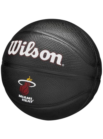 Wilson Wilson Team Tribute Miami Heat Mini Ball in Schwarz