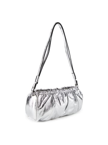 Liebeskind Berlin Cloud II Schultertasche XS Leder 25 cm metallic silver