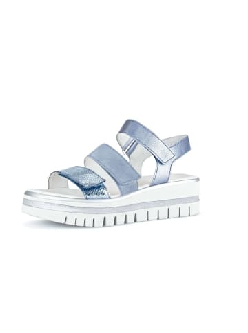 Gabor Fashion Plateau Sandalen in blau