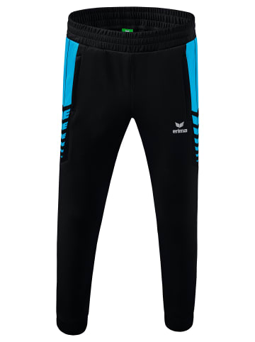 erima Kinder Six Wings Trainingshose in schwarz/curacao