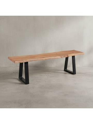 KADIMA DESIGN Esszimmer-Bank GAYA Baumstamm Massivholz 160 x 45 x 40 cm,