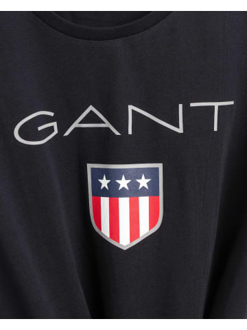 Gant T-Shirt 1er Pack in Schwarz