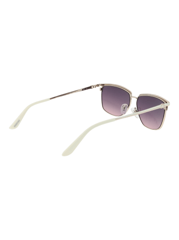 Guess Damen Sonnenbrillen Browline Weiß