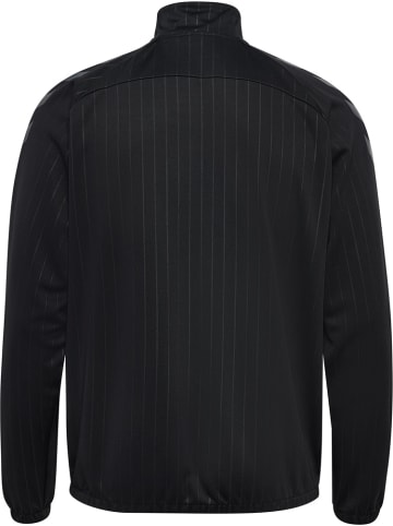 Hummel Trainingsjacke "Hmlstripe Halfzip" in Schwarz