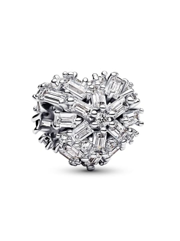 Pandora Silber Charm Funkelndes Herz