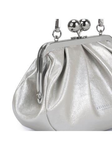 Seidenfelt Fyn Umhängetasche 20 cm silver metallic