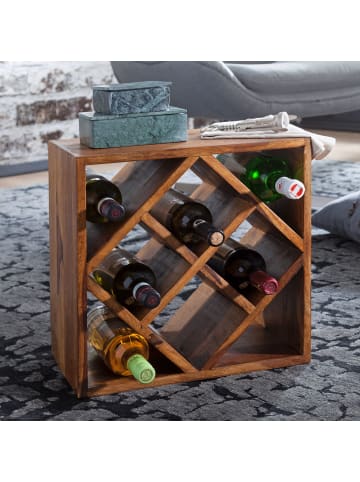 KADIMA DESIGN Weinregal WL5.673 Massivholz 40x40x25cm Holzregal 8