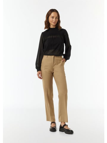 comma Bluse langarm in Schwarz