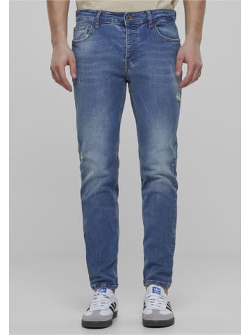2Y Premium Tapered Jeans in blue
