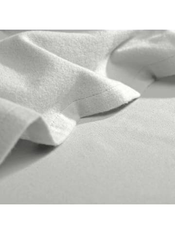 Erwin Müller Biber, Haustuch Bettlaken Garmisch in weiß