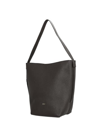 Abro Cosmo - Beuteltasche 39 cm (grey) in dark brown